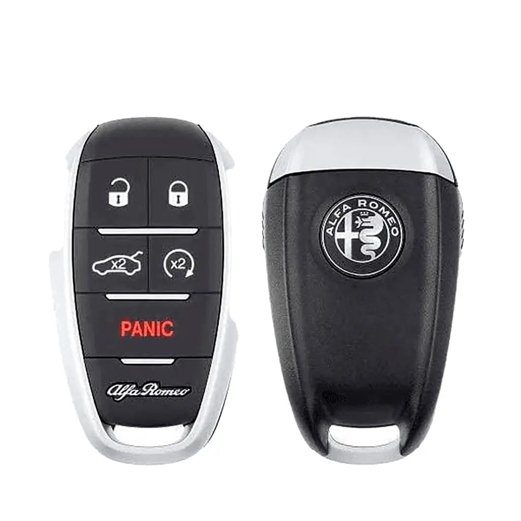 2017-2022 (OEM Refurb) Smart Key for Alfa Romeo Giulia - Stelvio | PN: 6EP44LXHAA / KR5ALFA434 2017-2022 (OEM Refurb) Smart Key for Alfa Romeo Giulia - Stelvio | PN: 6EP44LXHAA / KR5ALFA434